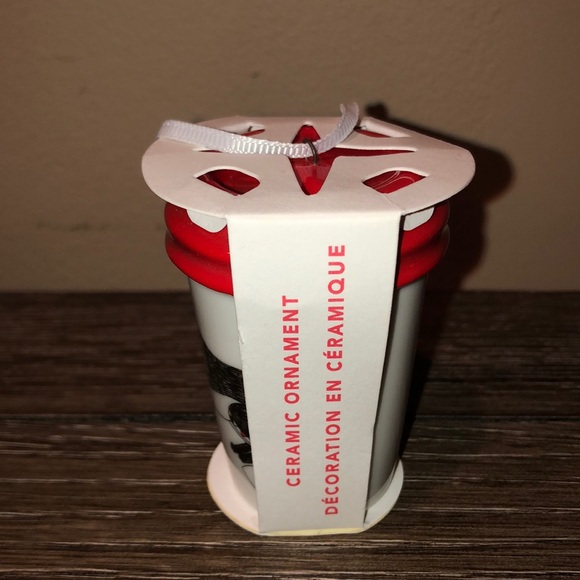 Starbucks mini ornament fox on cup NWT - Picture 3 of 5